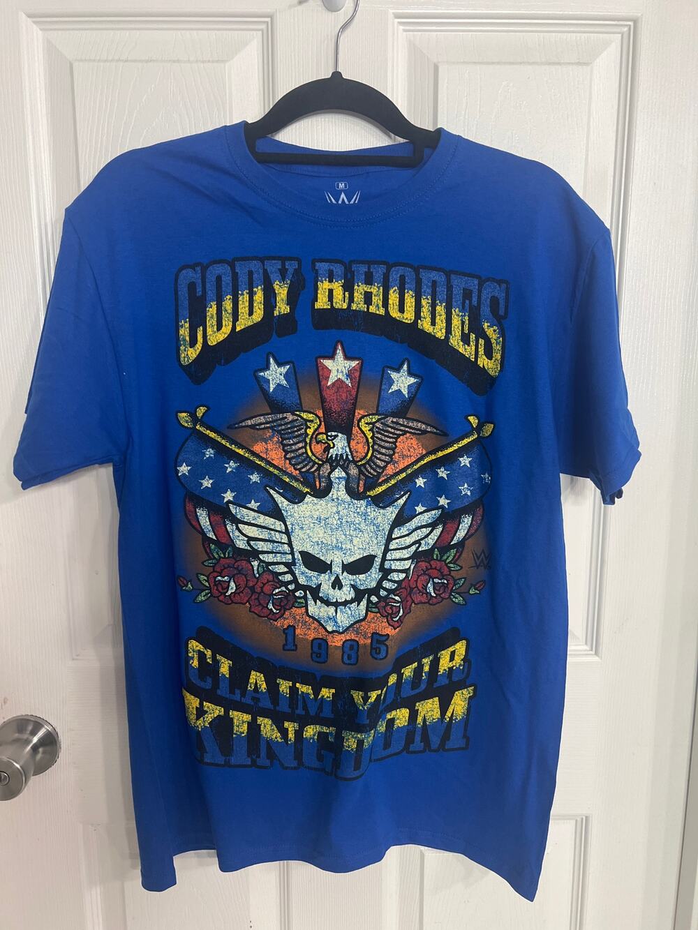 New WWE medium tshirt of Cody Rhodes. Claim your kingdom the American nightmare.